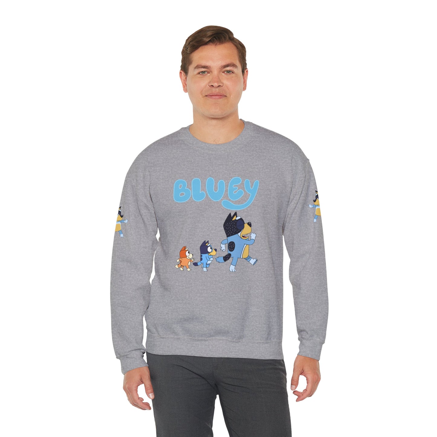 Princess Grace  Bluey Family Unisex Crewneck Sweatshirt Cozy Cartoon Apparel