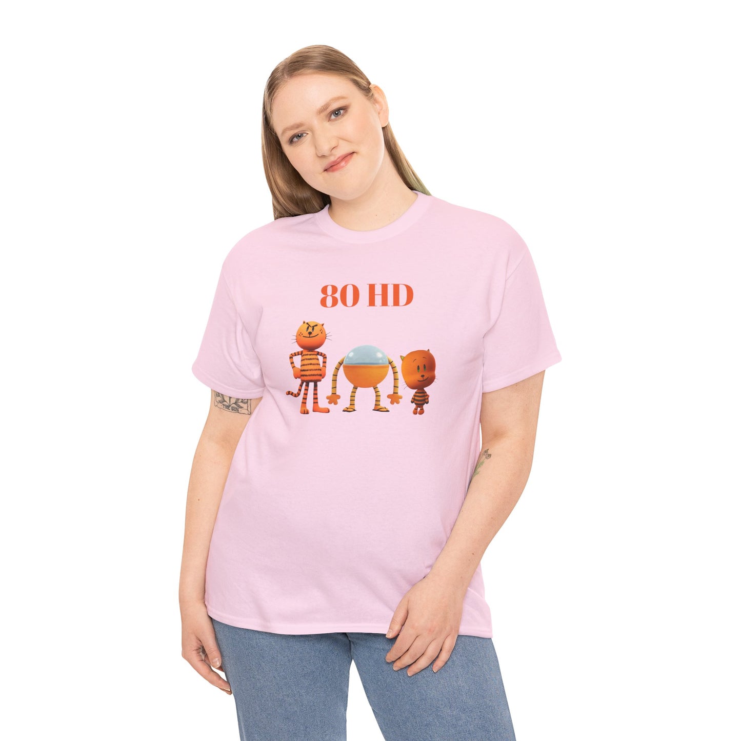 Princess Grace  Cartoon Animal Unisex Heavy Cotton Tee  80 HD Design