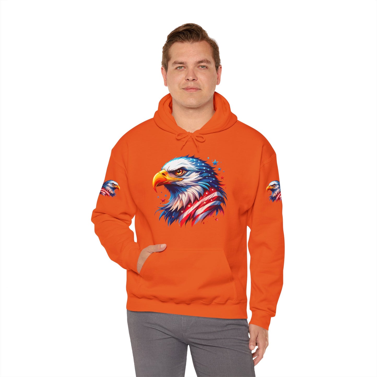 Princess Grace  American  Eagle Unisex Heavy Blend Hooded Sweatshirt