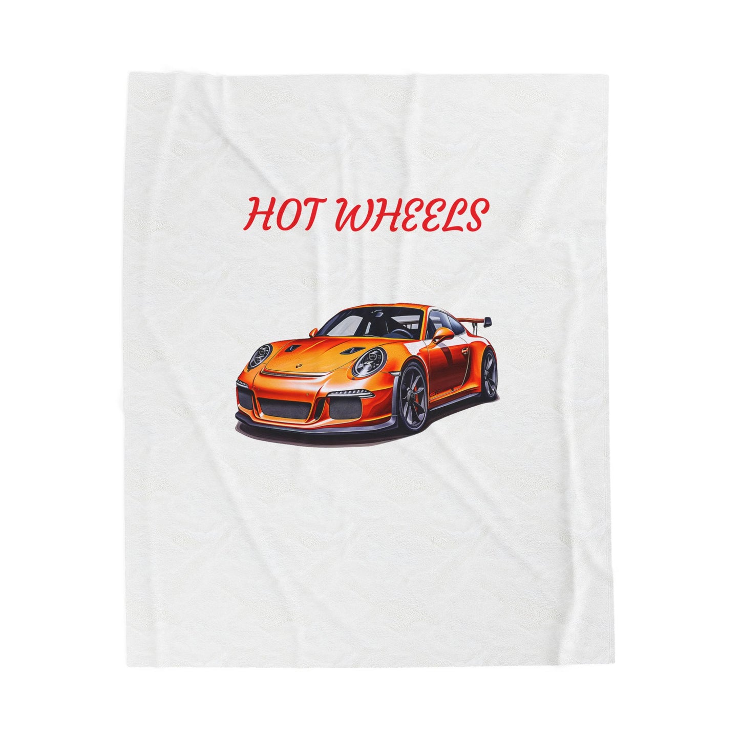 Princess Grace  Hot Wheels Velveteen Plush Blanket  Cozy Blanket for Car Lovers