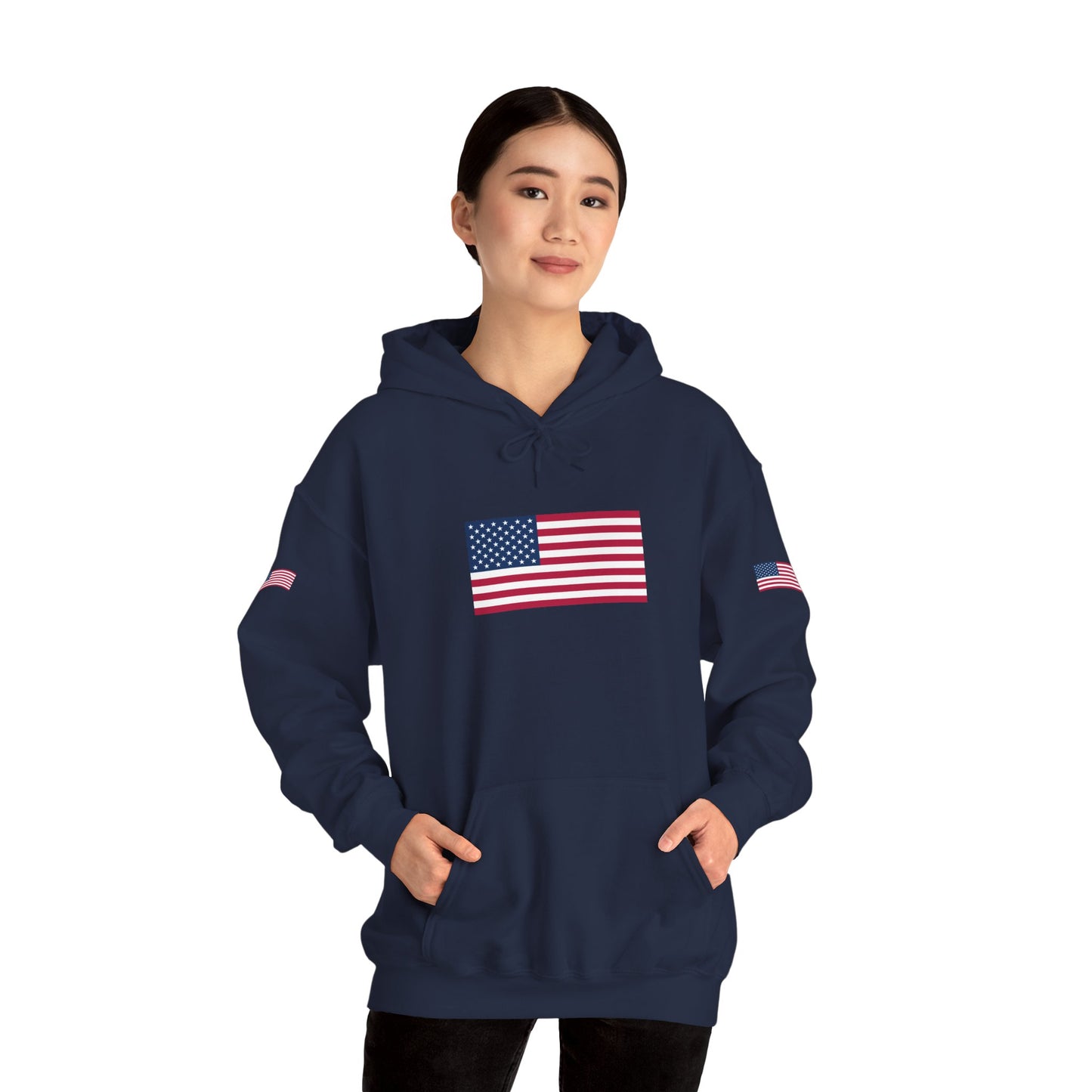 Princess Grace  TEAM USA   American Flag Hoodie Unisex Heavy Blend Sweatshirt