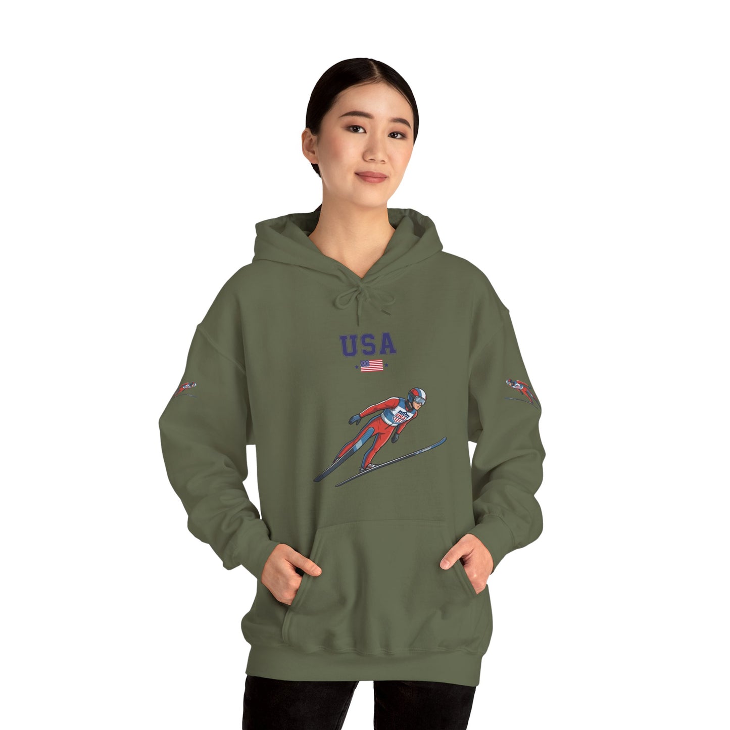 Princess Grace  TEAM USA  Unisex Heavy Blend Hooded Sweatshirt