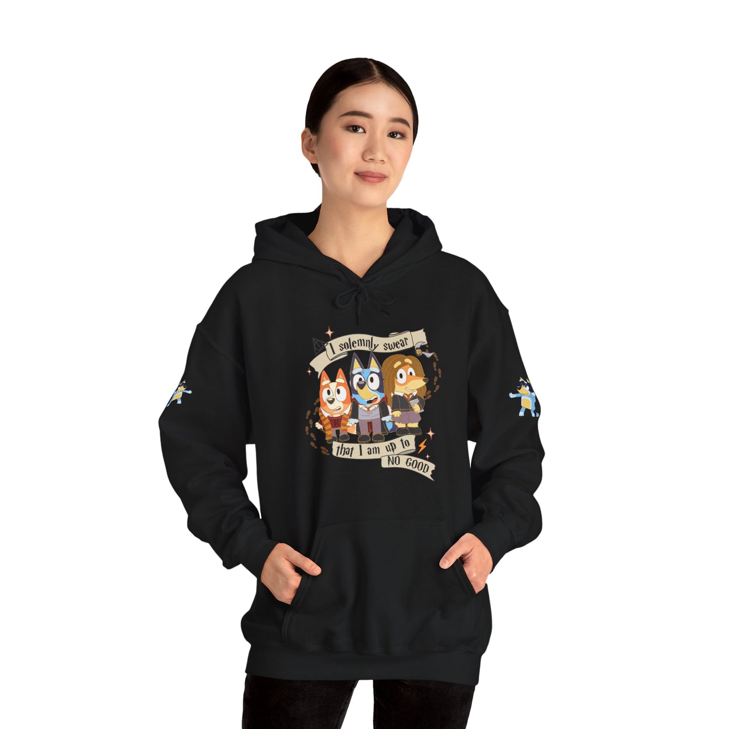 Princess Grace  Bluey  I Sincerely Sweet! Unisex Heavy Blend Hooded Sweatshirt for Fun Loving Fans