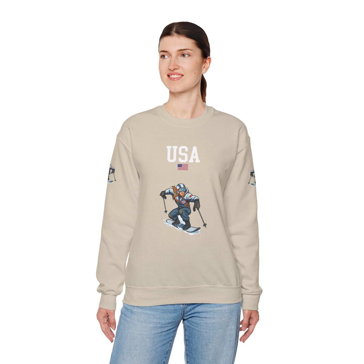 Princess Grace  TEAM USA  Unisex Heavy Blend  Crewneck Sweatshirt