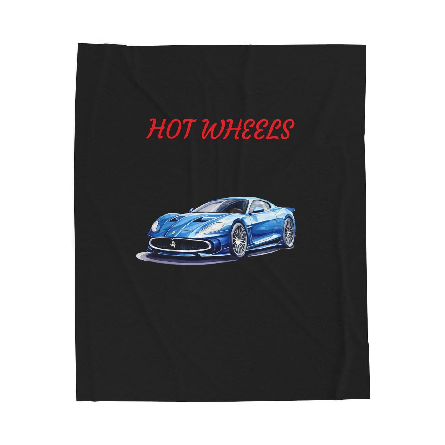 Princess Grace  Hot Wheels Velveteen Plush Blanket  Soft Throw for Car Enthusiasts