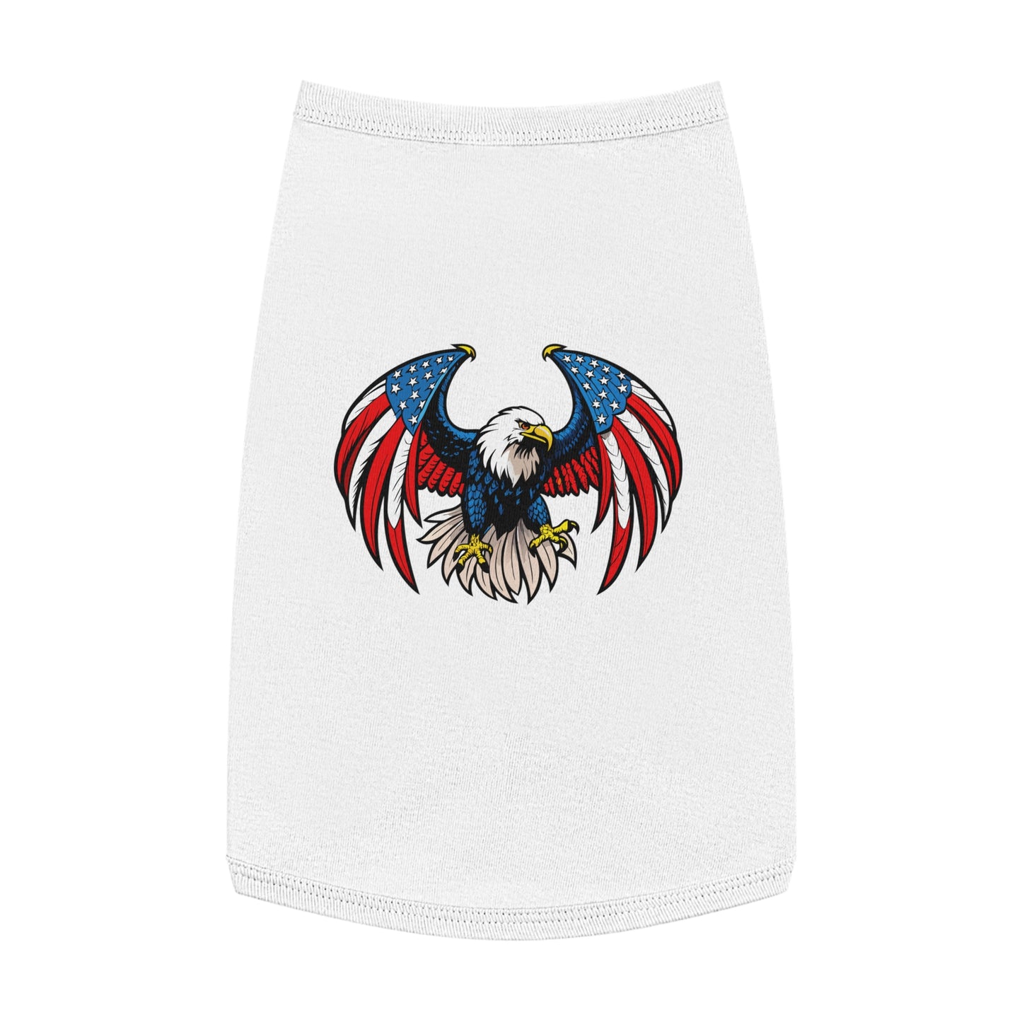 Princess Grace Patriotic Pet Tank Top USA Flag Eagle Design