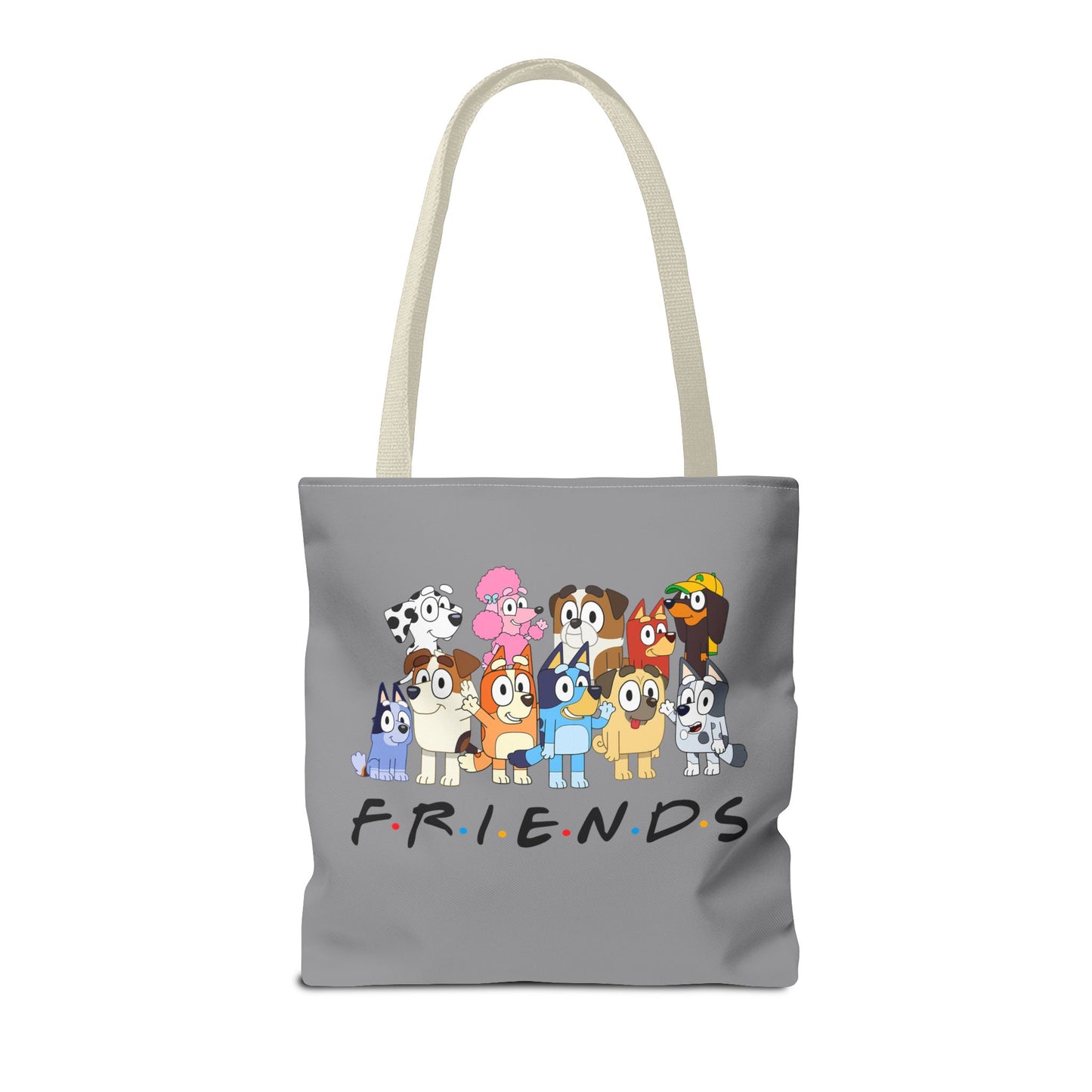 Princess Grace  Friends Dog Character Tote Bag  Cute Animal Design for Daily Use