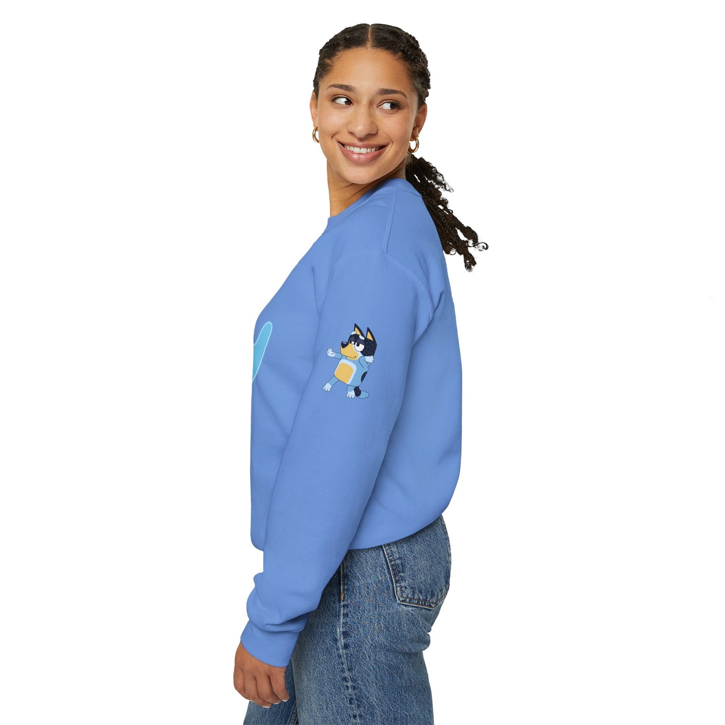 Princess Grace  Bluey Unisex  Crewneck Sweatshirt  Cozy Cartoon Apparel for Kids and Adults