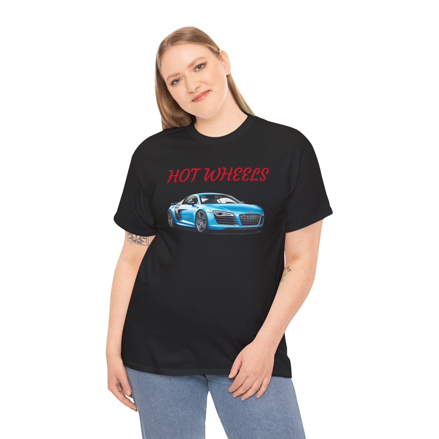 Princess Grace  Hot Wheels Unisex Heavy Cotton Tee Classic Car Graphic Shirt