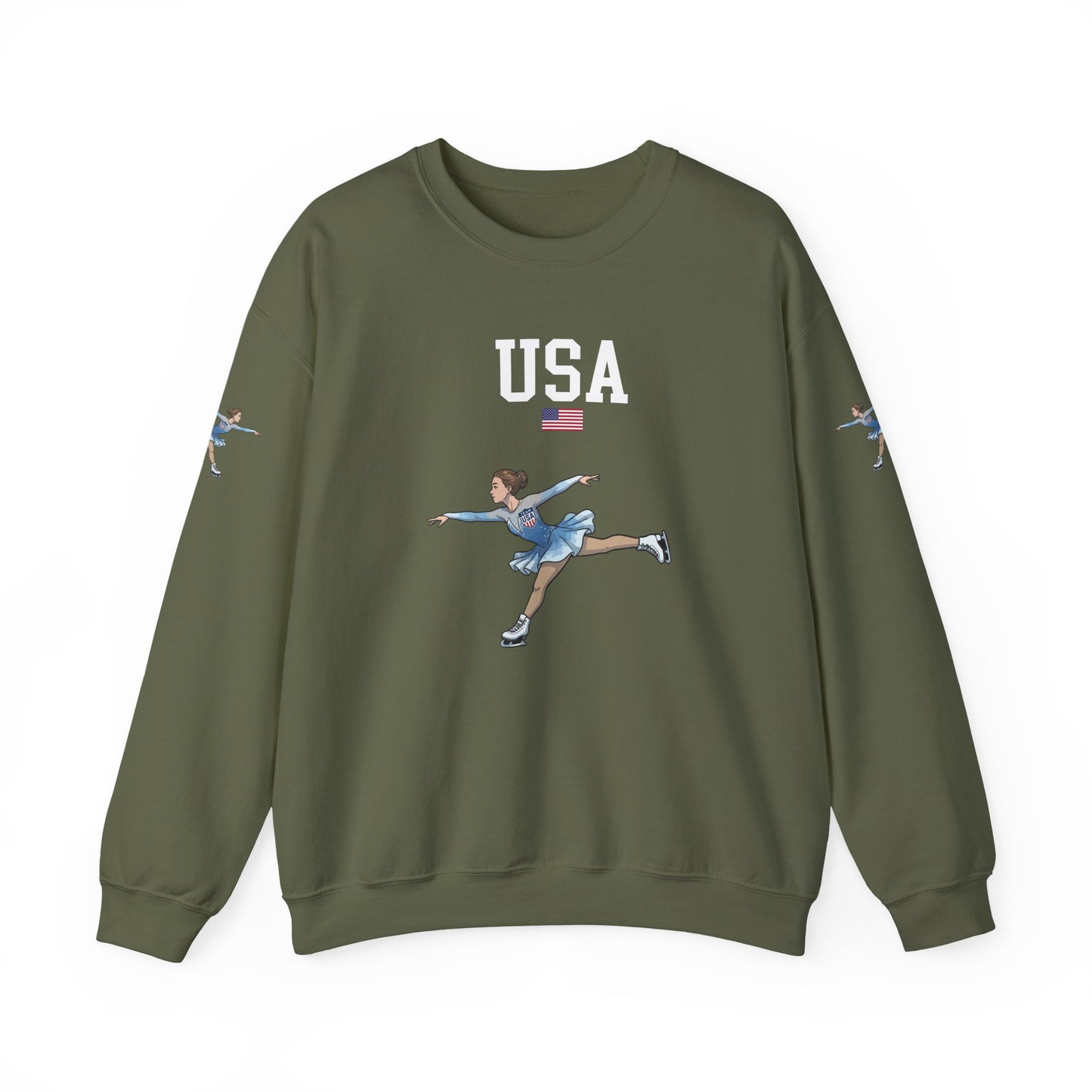 Princess Grace  TEAM USA  Unisex Heavy Blend  Crewneck Sweatshirt