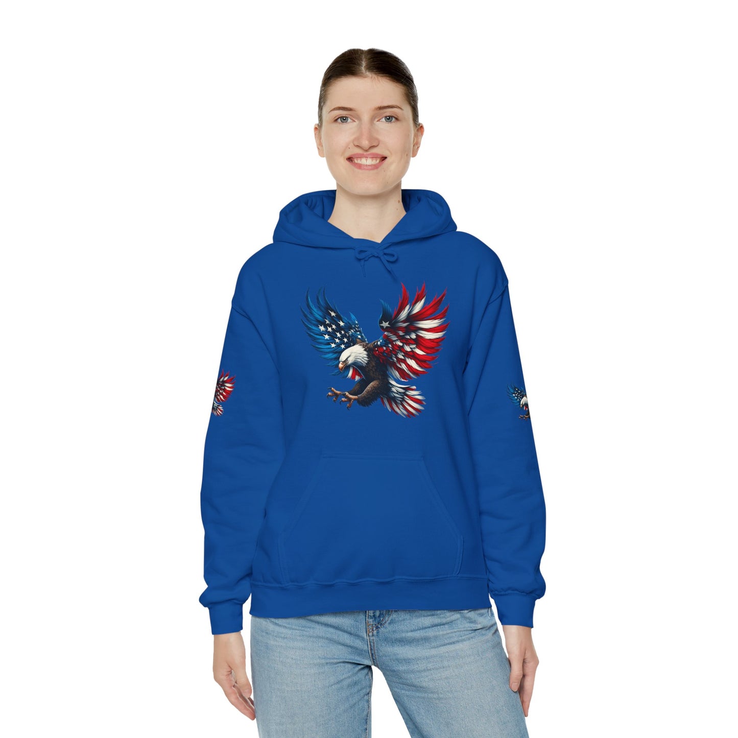 Princess Grace American Eagle Unisex Heavy Blend Hooded Sweatshirt
