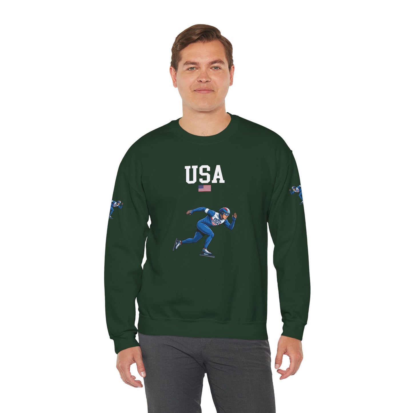 Princess Grace  TEAM USA  Unisex Heavy Blend  Crewneck Sweatshirt