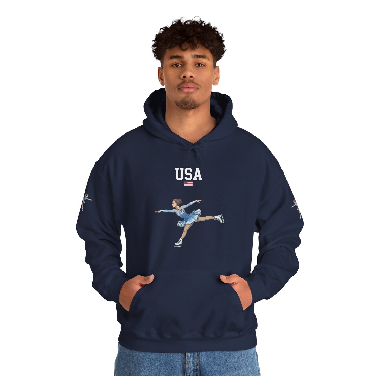Princess Grace  TEAM USA  Unisex Heavy Blend Hooded Sweatshirt