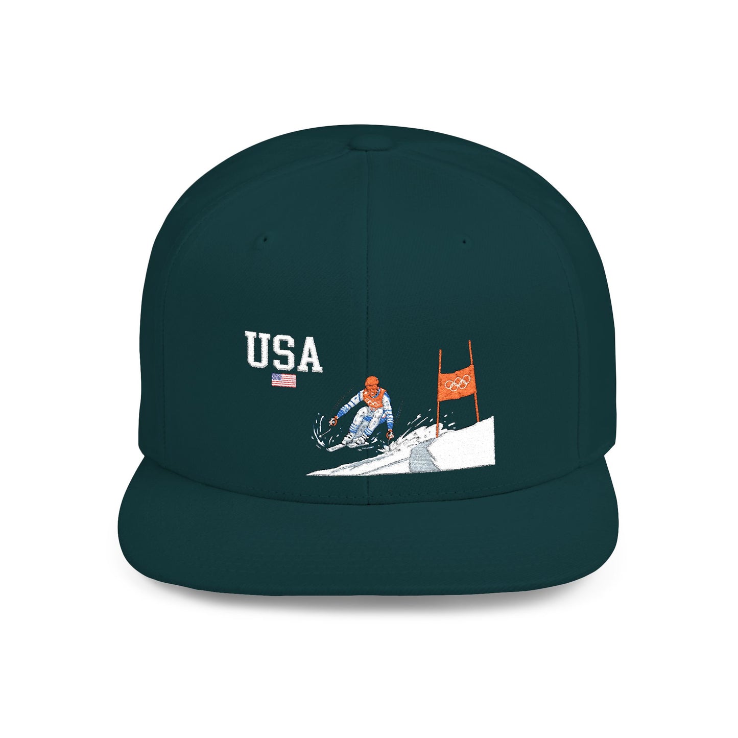 Princess Grace  TEAM USA  Flat Bill Snapback Hat