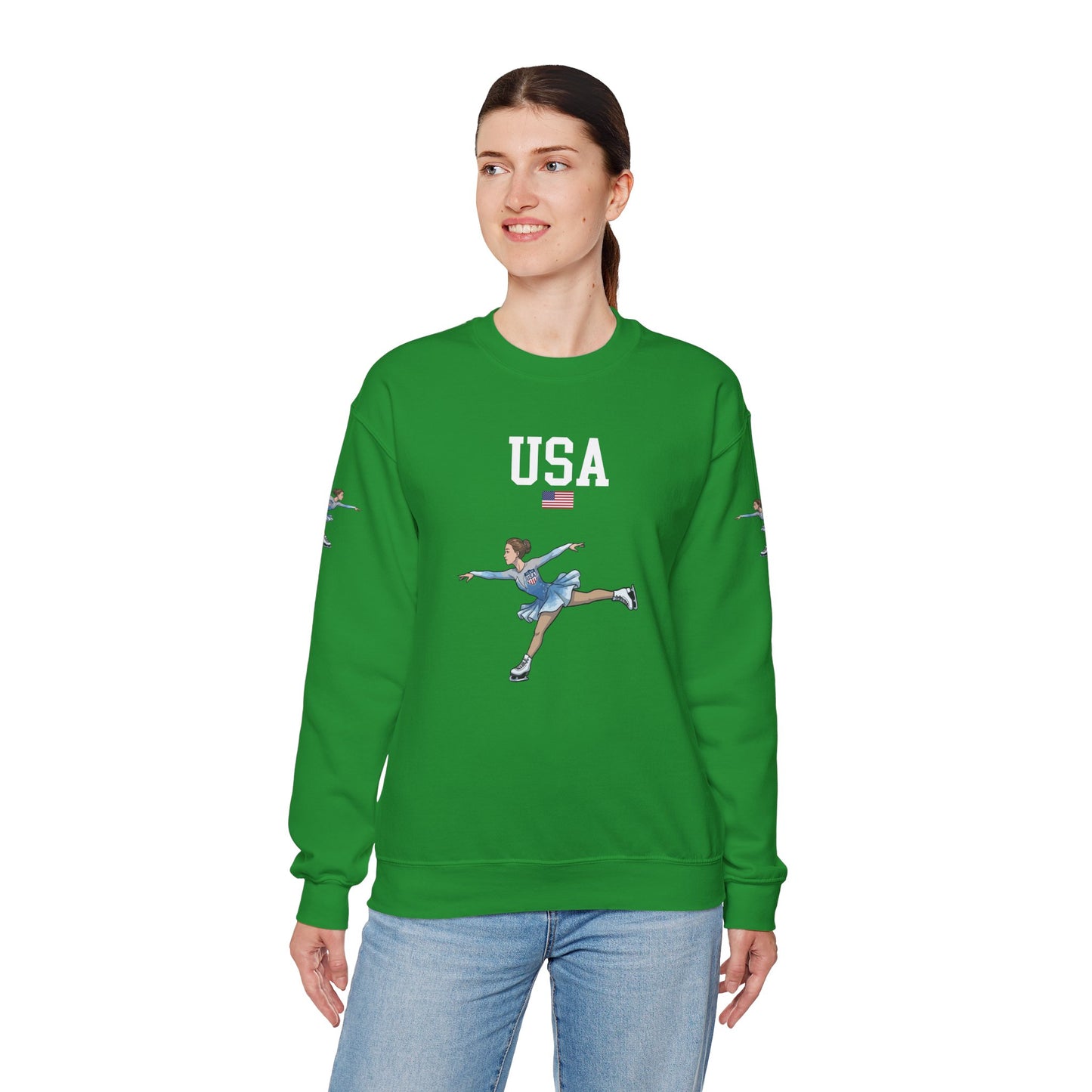 Princess Grace  TEAM USA  Unisex Heavy Blend  Crewneck Sweatshirt