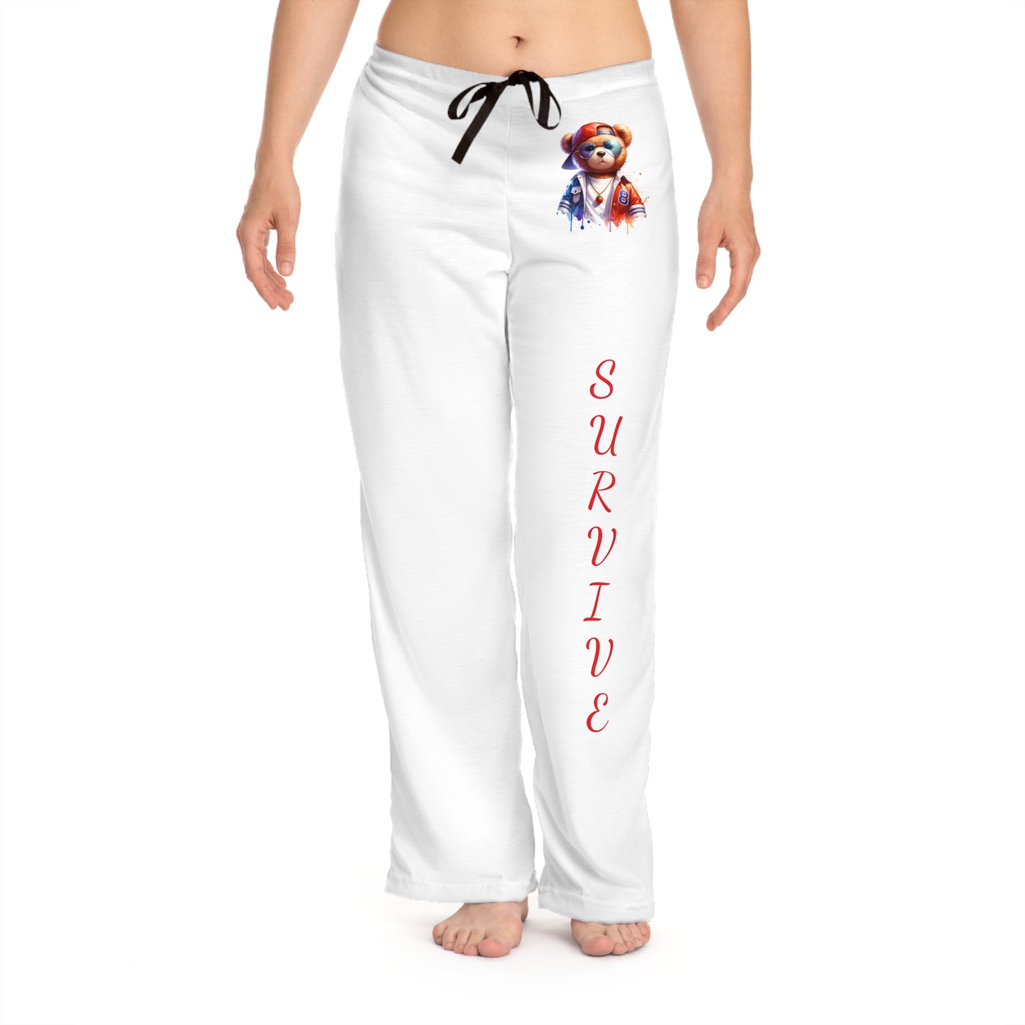 Princess Grace  Survive Graphic Pajama Pants  Comfortable Loungewear for Relaxation