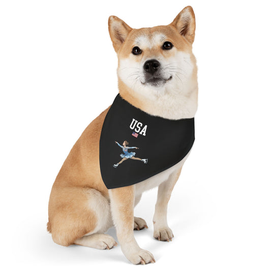 Princess Grace  TEAM USA  Pet Bandana Collar