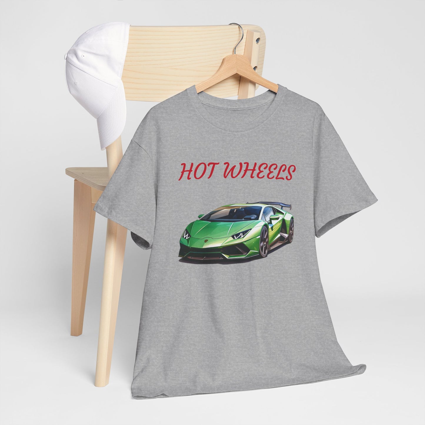 Princess Grace  Hot Wheels Unisex Heavy Cotton Tee Car Enthusiast Graphic T-Shirt