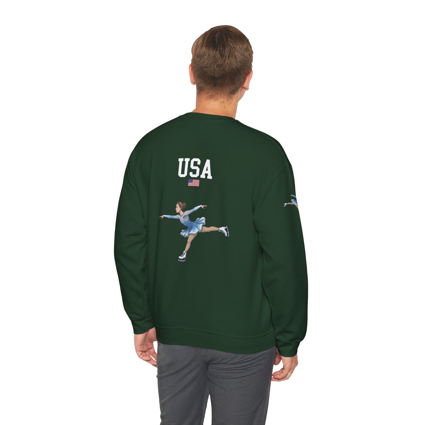 Princess Grace  TEAM USA  Unisex Heavy Blend  Crewneck Sweatshirt