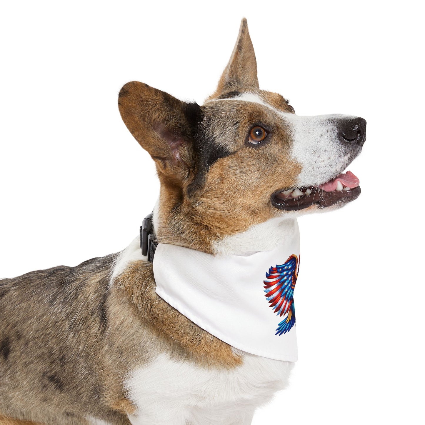 Princess Grace  Patriotic Eagle Pet Bandana Collar  Perfect for Celebrations