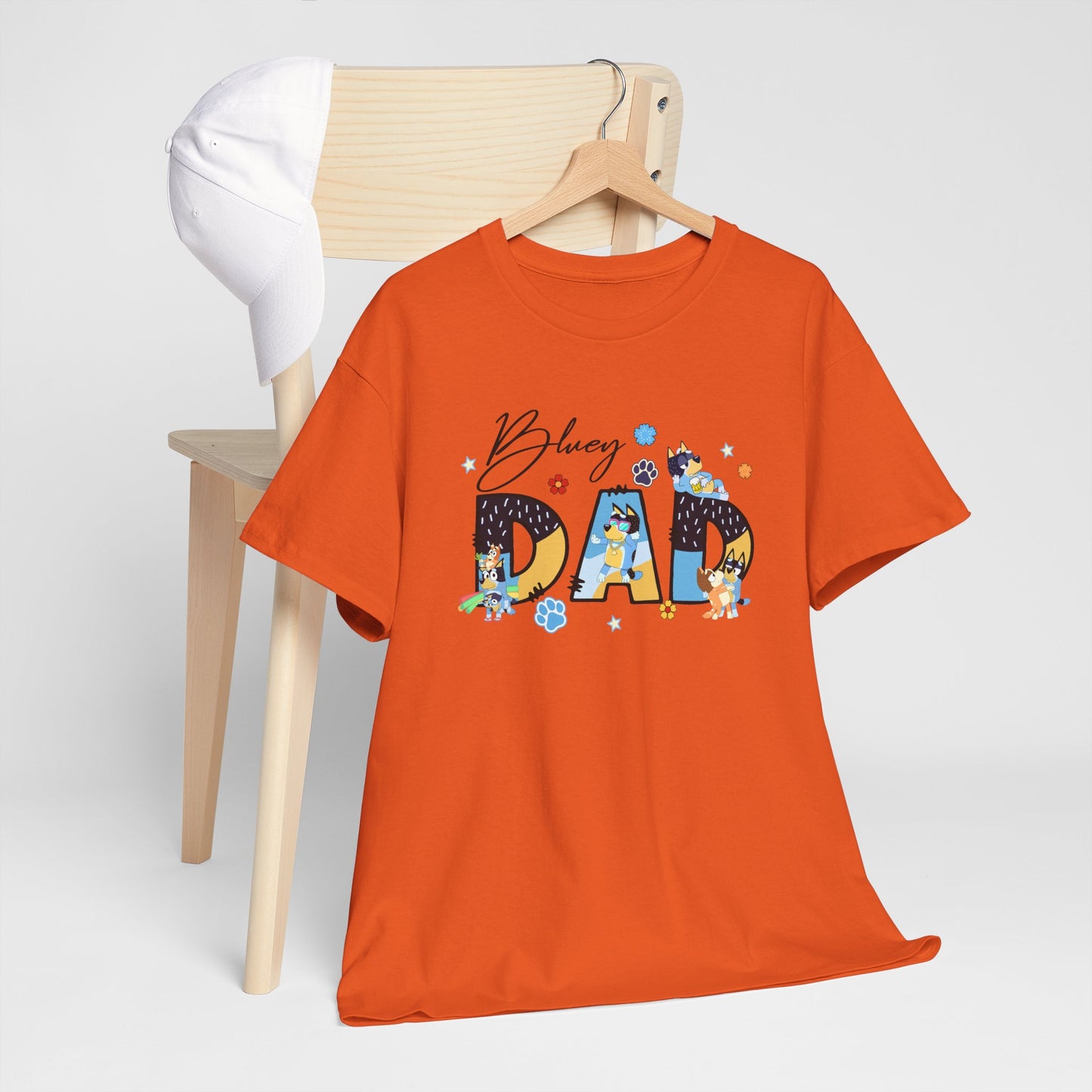 Princess Grace  Fun 'Blessed Dad' Unisex Heavy Cotton Tee Perfect Gift for Father's Day
