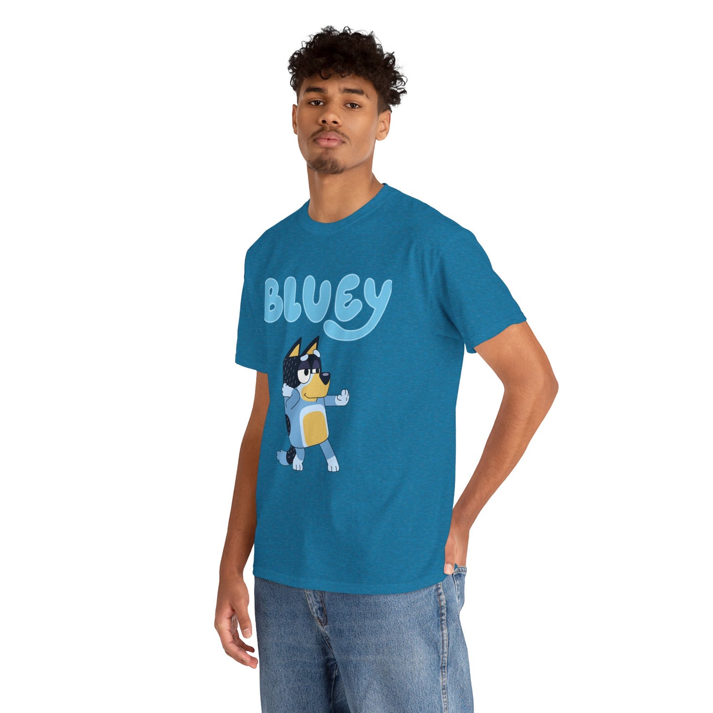 Princess Grace  Bluey Unisex Heavy Cotton Tee  Fun & Playful Kids Shirt