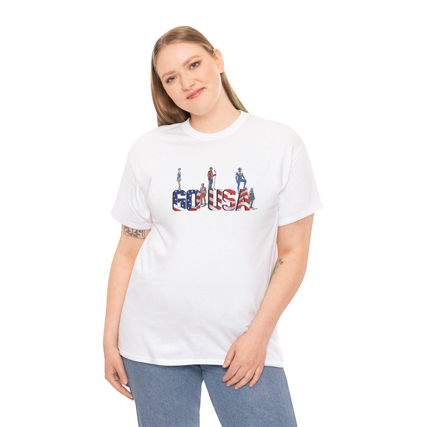 Princess Grace  TEAM USA  Unisex Heavy Cotton Tee