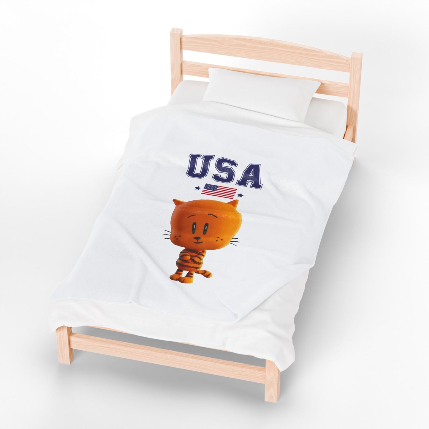 Princess Grace  TEAM USA  Velveteen Plush Blanket