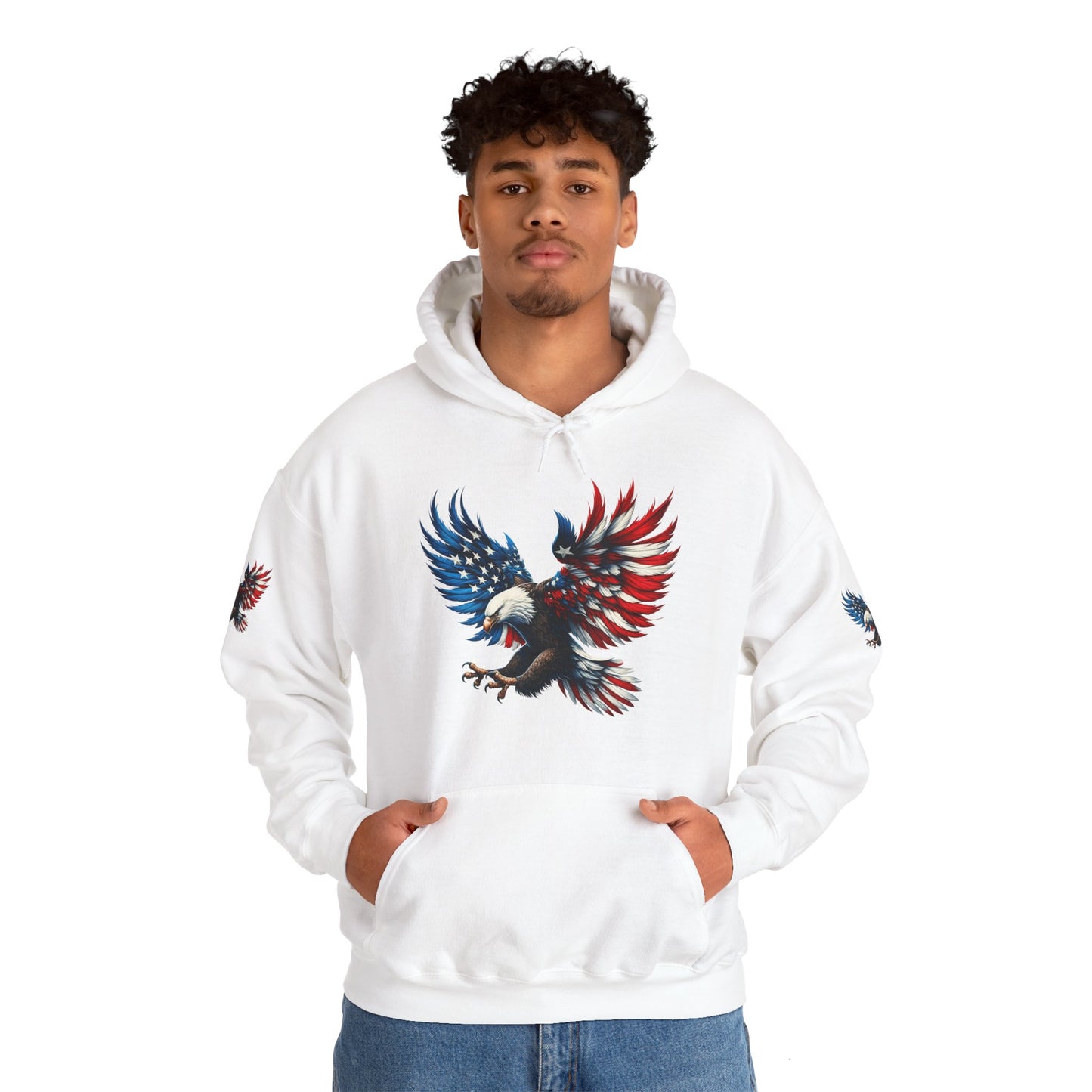 Princess Grace American Eagle Unisex Heavy Blend Hooded Sweatshirt