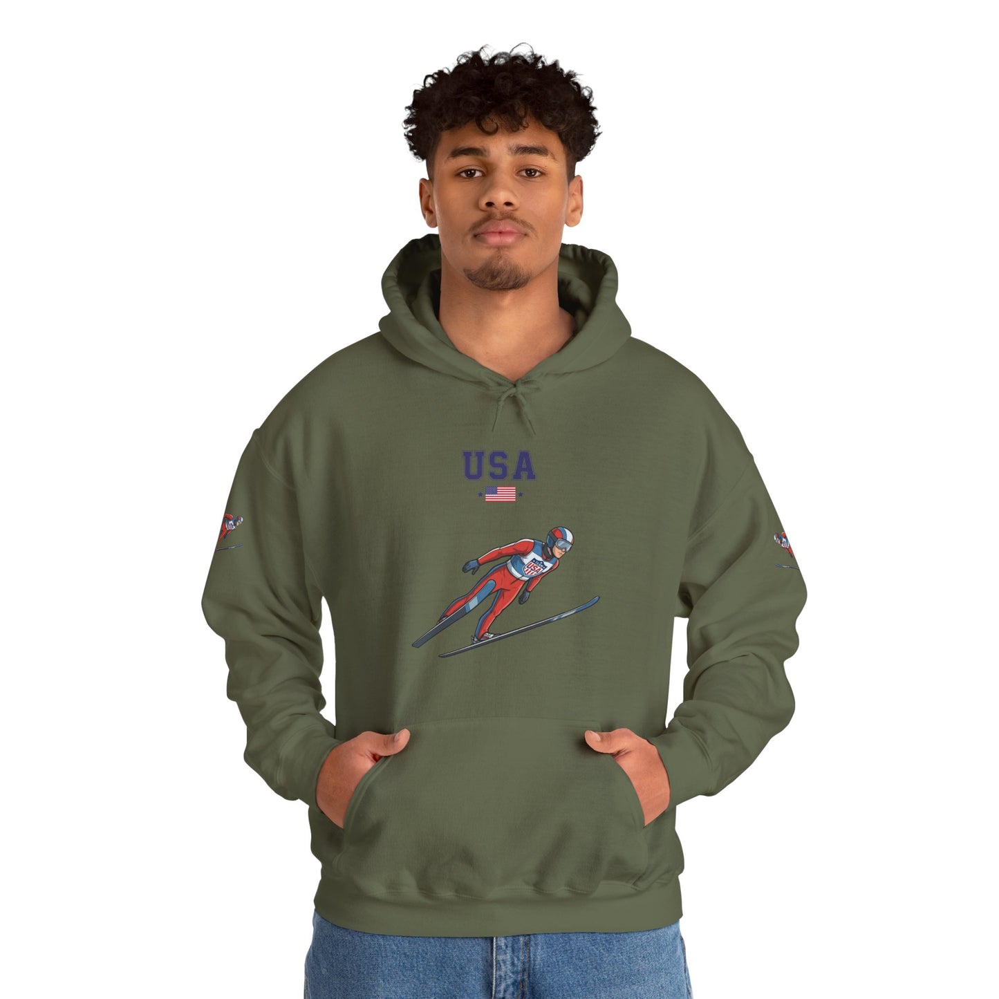 Princess Grace  TEAM USA  Unisex Heavy Blend Hooded Sweatshirt