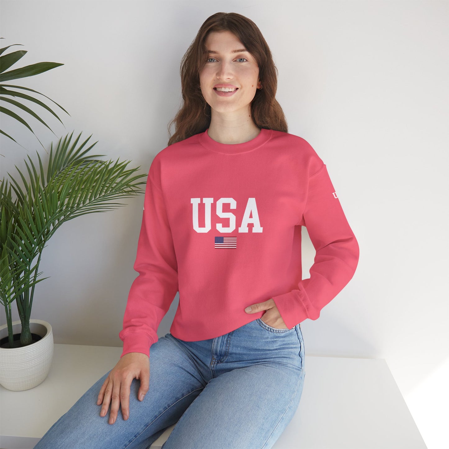 Princess Grace TEAM USA  Unisex Heavy Blend Crewneck Sweatshirt