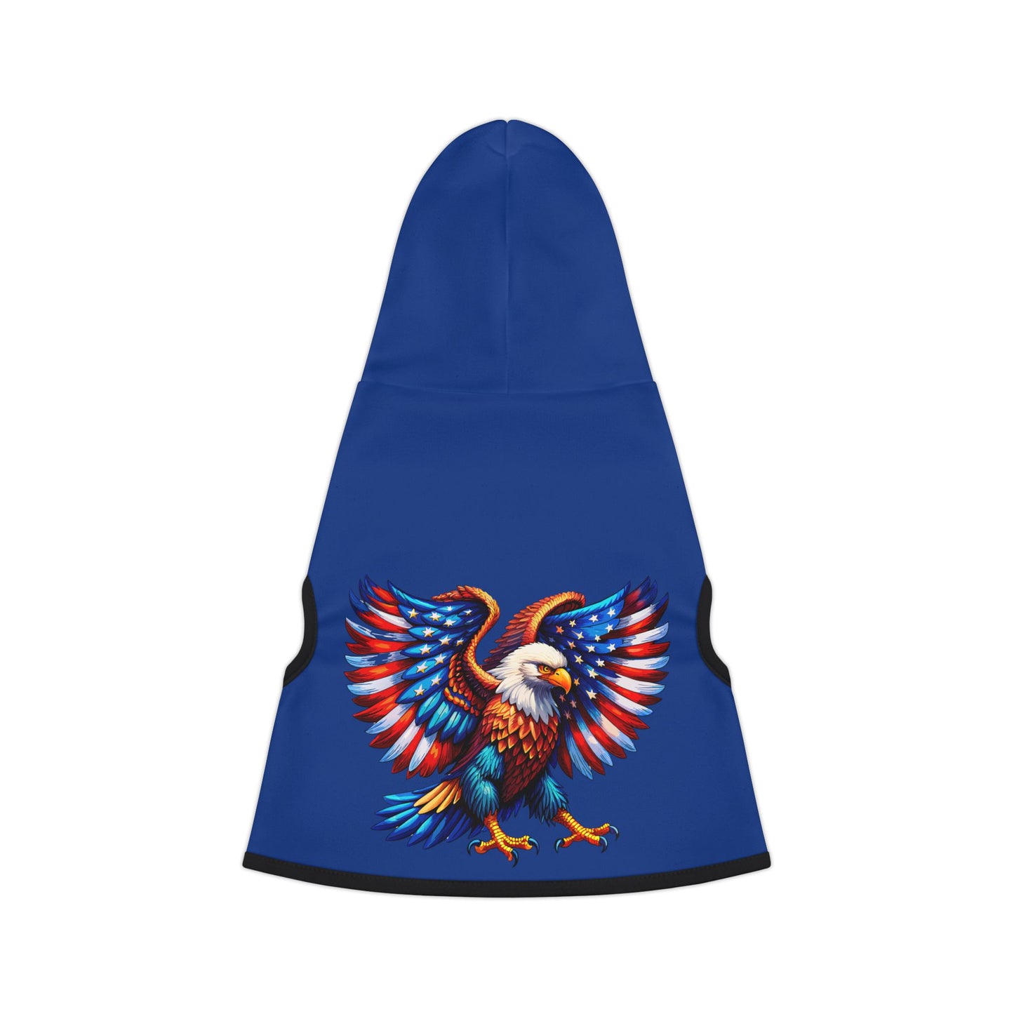 Princess Grace  Patriotic Eagle Pet Hoodie USA Flag Design for Dogs