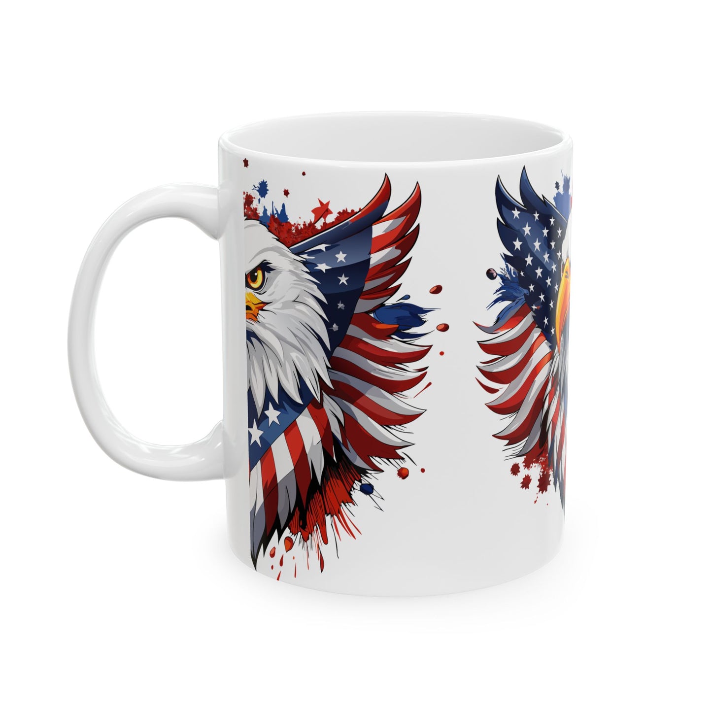 Princess Grace  Patriotic Eagle Ceramic Mug  11oz & 15oz