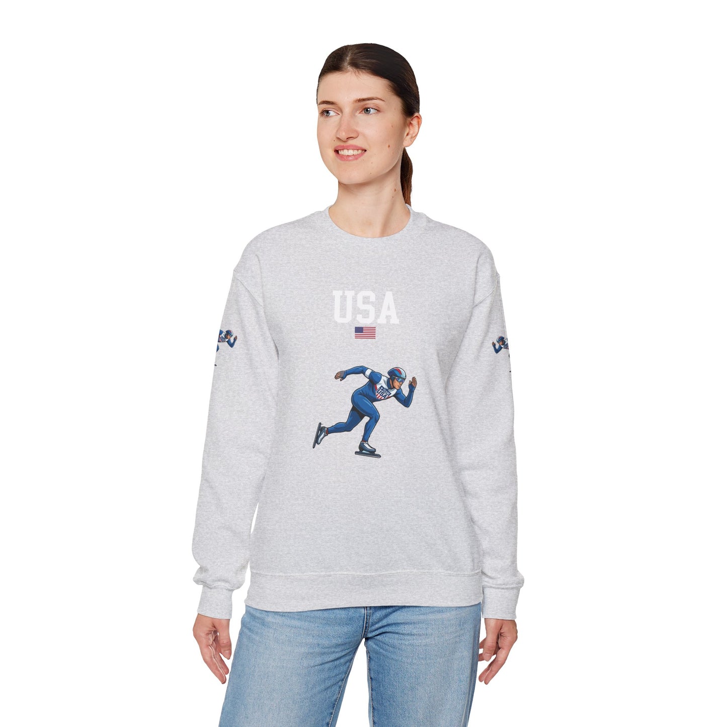 Princess Grace  TEAM USA  Unisex Heavy Blend  Crewneck Sweatshirt