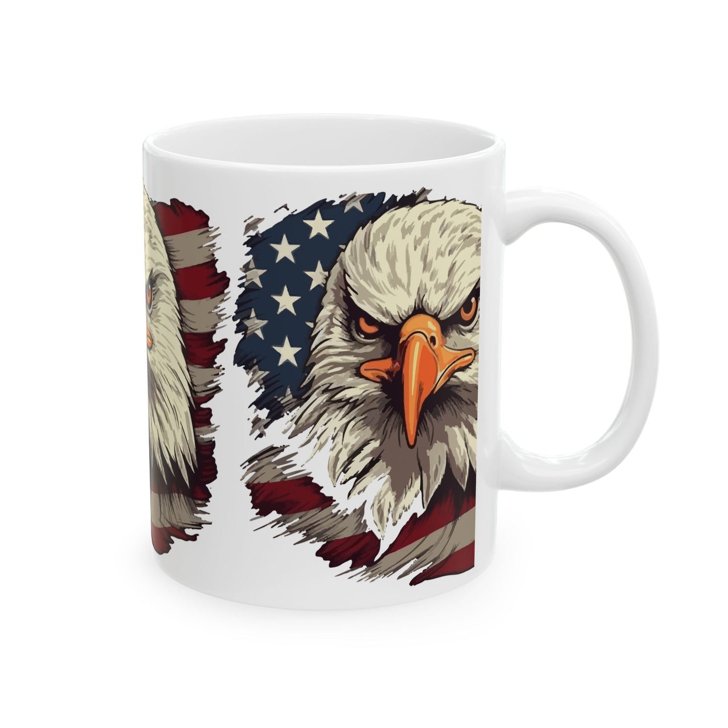 Princess Grace  Patriotic Eagle Ceramic Mug  11oz & 15oz