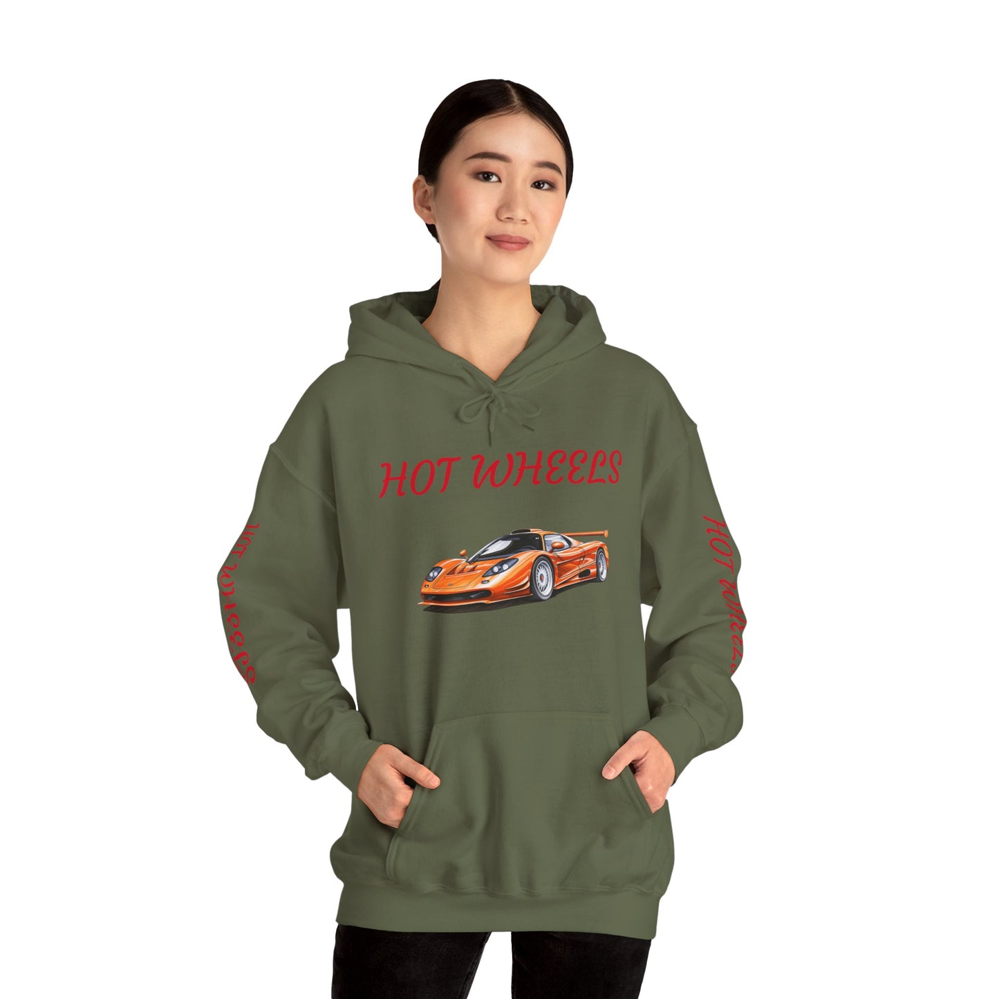 Princess Grace  Hot Wheels Unisex Heavy Blend Hooded Sweatshirt Vintage Car Design