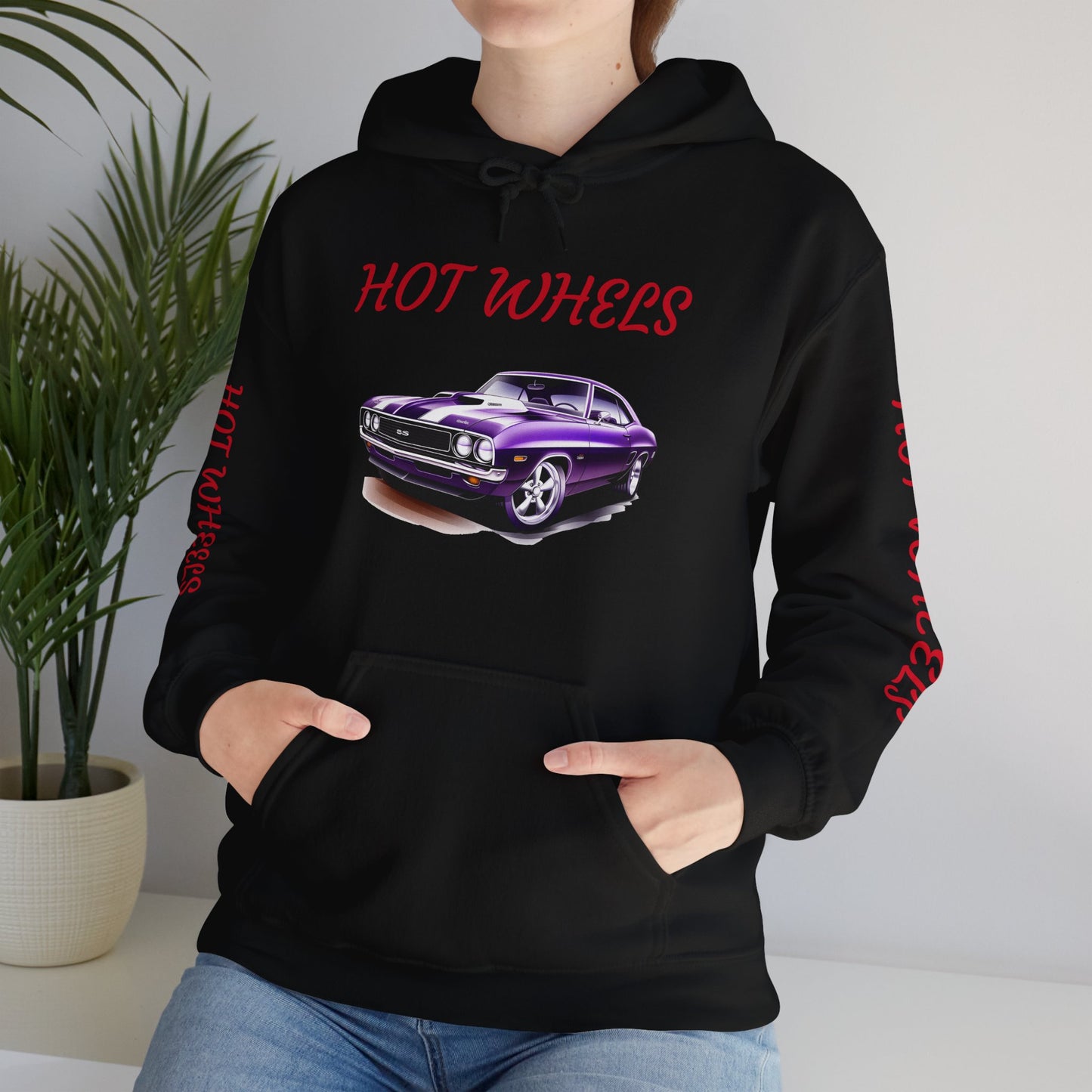 Princess Grace  Vintage Hot Wheels Hooded Sweatshirt for Car Enthusiasts
