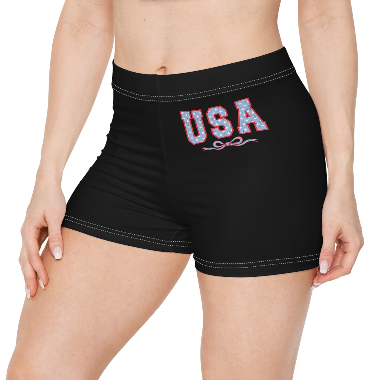 Princess Grace  Patriotic Women's Shorts  Celebrate USA Style