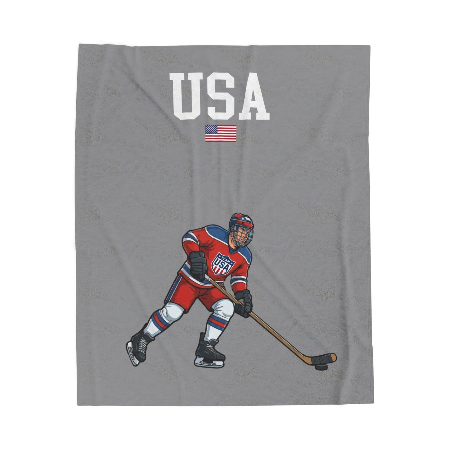 Princess Grace  TEAM USA  Velveteen Plush Blanket