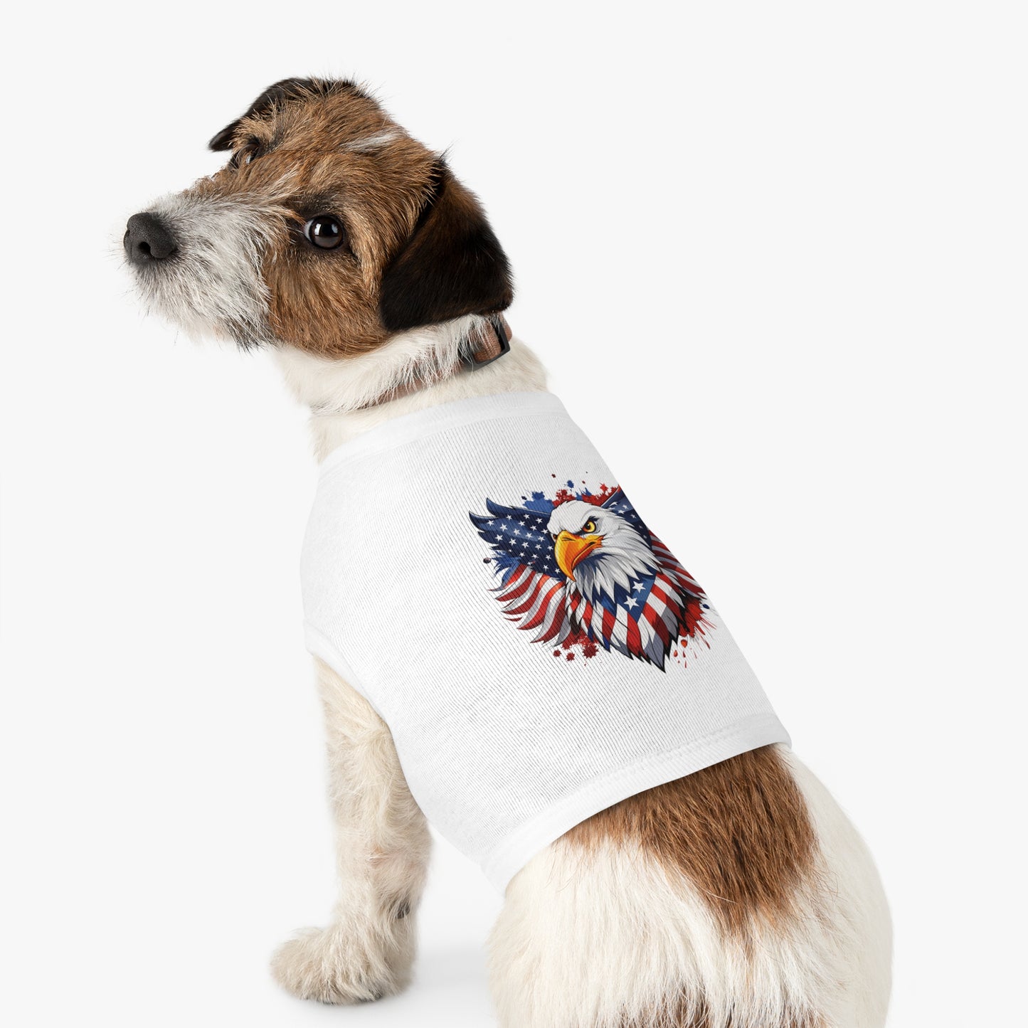 Princess Grace  Patriotic Eagle Pet Tank Top  USA Flag Design for Holidays & Celebrations