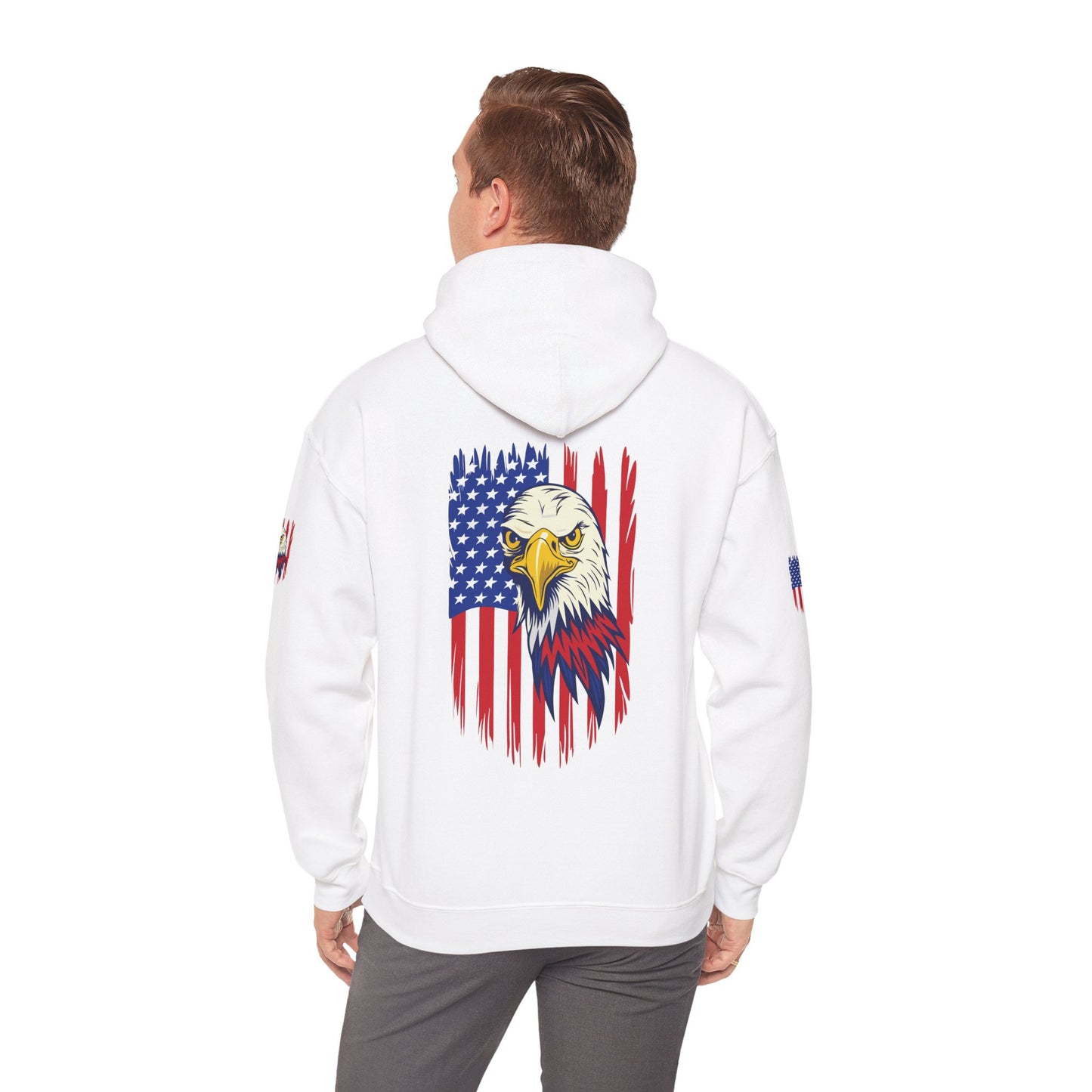 Princess Grace  Patriotic Eagle Unisex Heavy Blend Hoodie