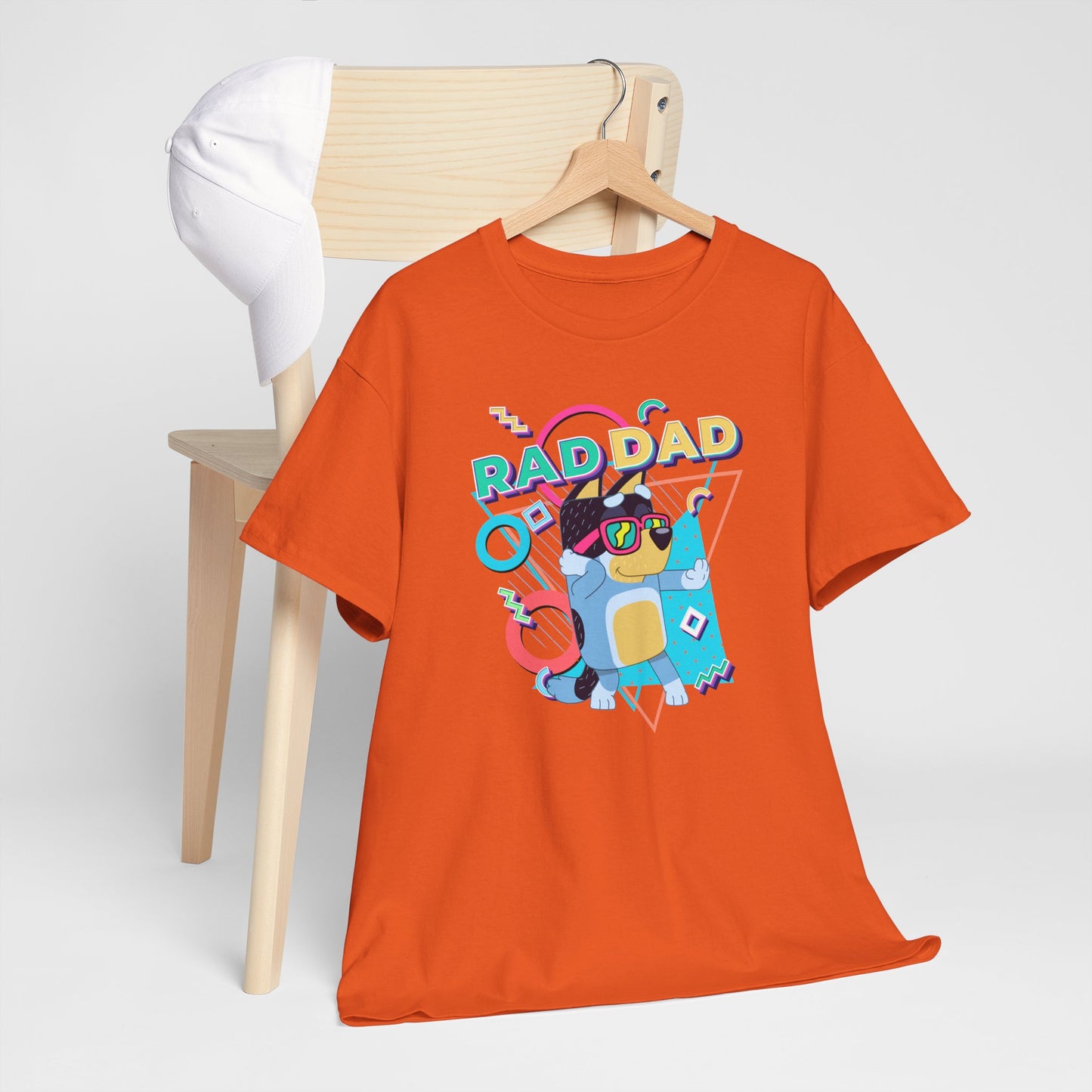 Princess Grace  Bluey  Funny Rad dad Unisex Heavy Cotton Tee  Perfect Gift for Cool Dads