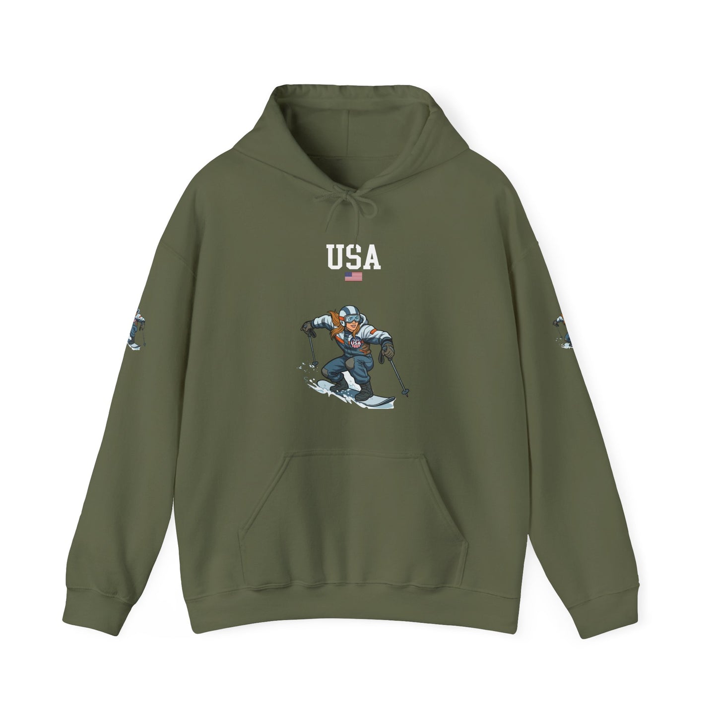 Princess Grace  TEAM USA  Unisex Heavy Blend Hooded Sweatshirt