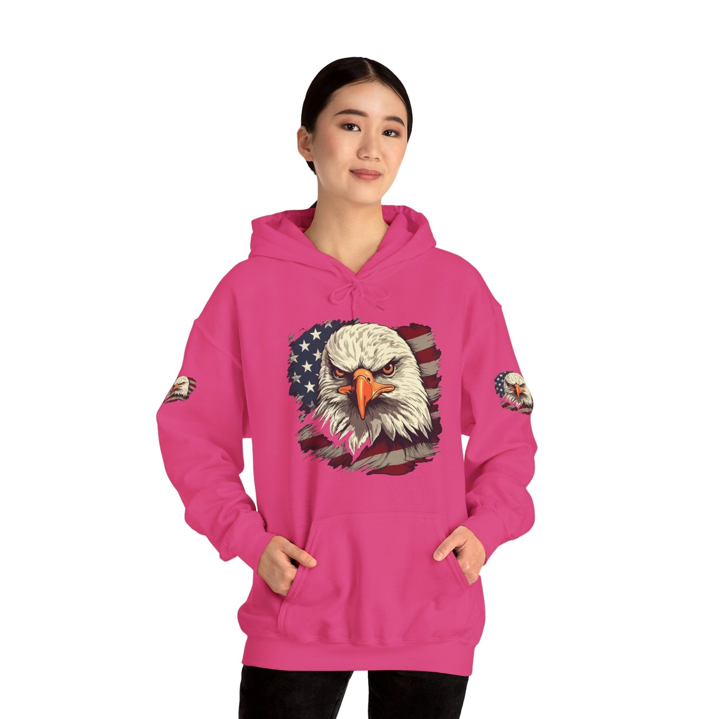 Princess Grace American Eagle Bold Unisex Heavy Blend Hooded Sweatshirt