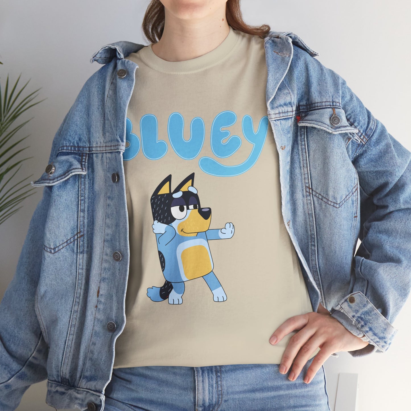 Princess Grace  Bluey Unisex Heavy Cotton Tee  Fun & Playful Kids Shirt