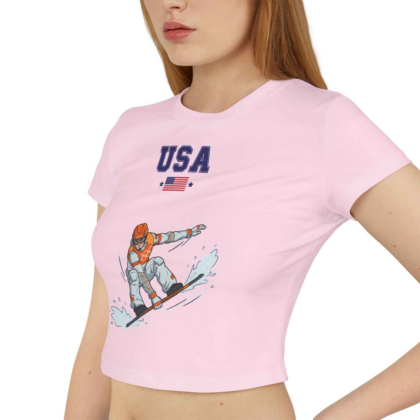 Princess Grace  TEAM USA   Snowboard  Womens  Baby Tee