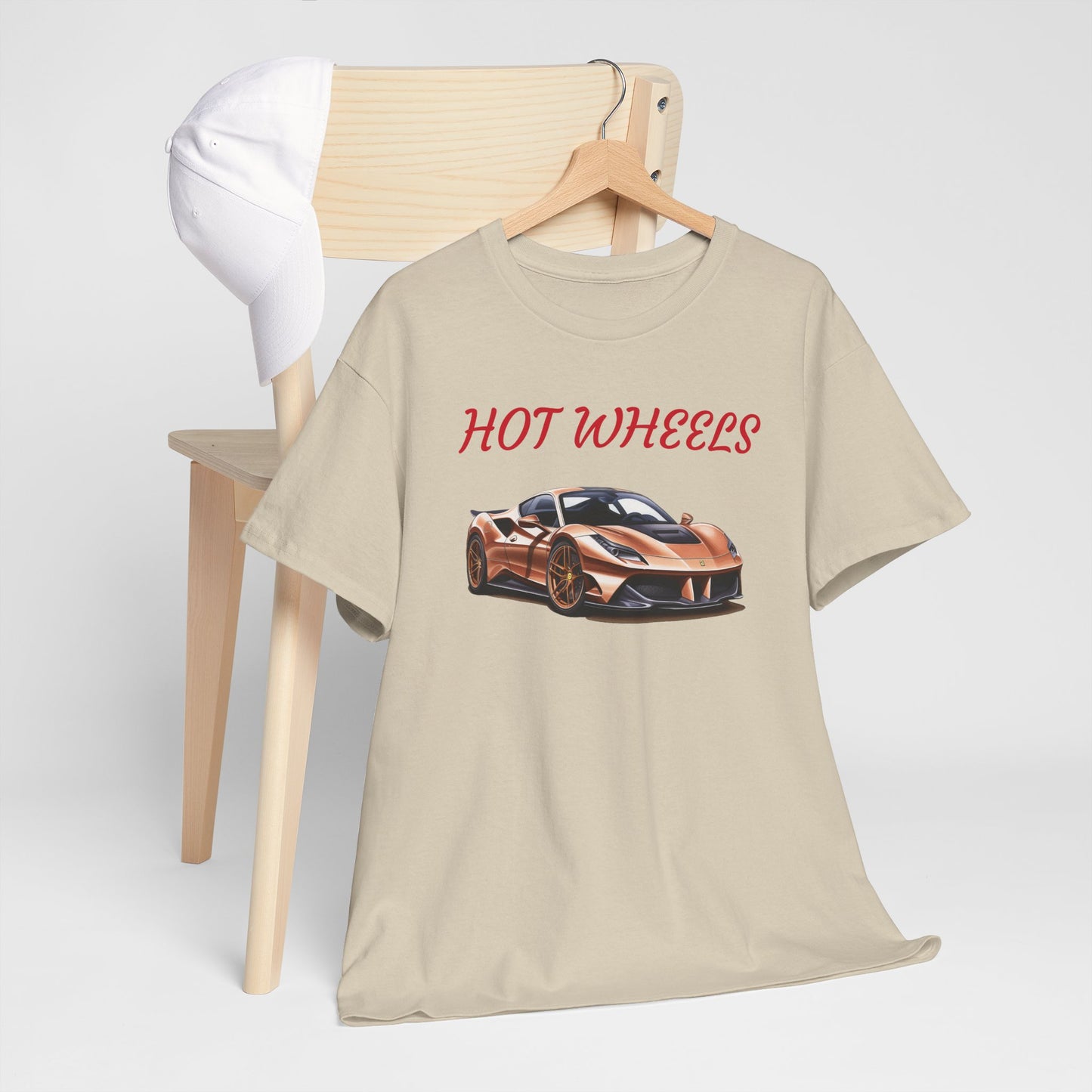 Princess Grace  Hot Wheels Unisex Heavy Cotton Tee  Retro Car Graphic T-Shirt for Automotive Enthusiasts