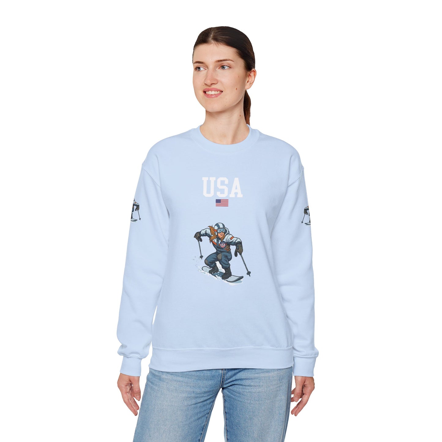 Princess Grace  TEAM USA  Unisex Heavy Blend  Crewneck Sweatshirt