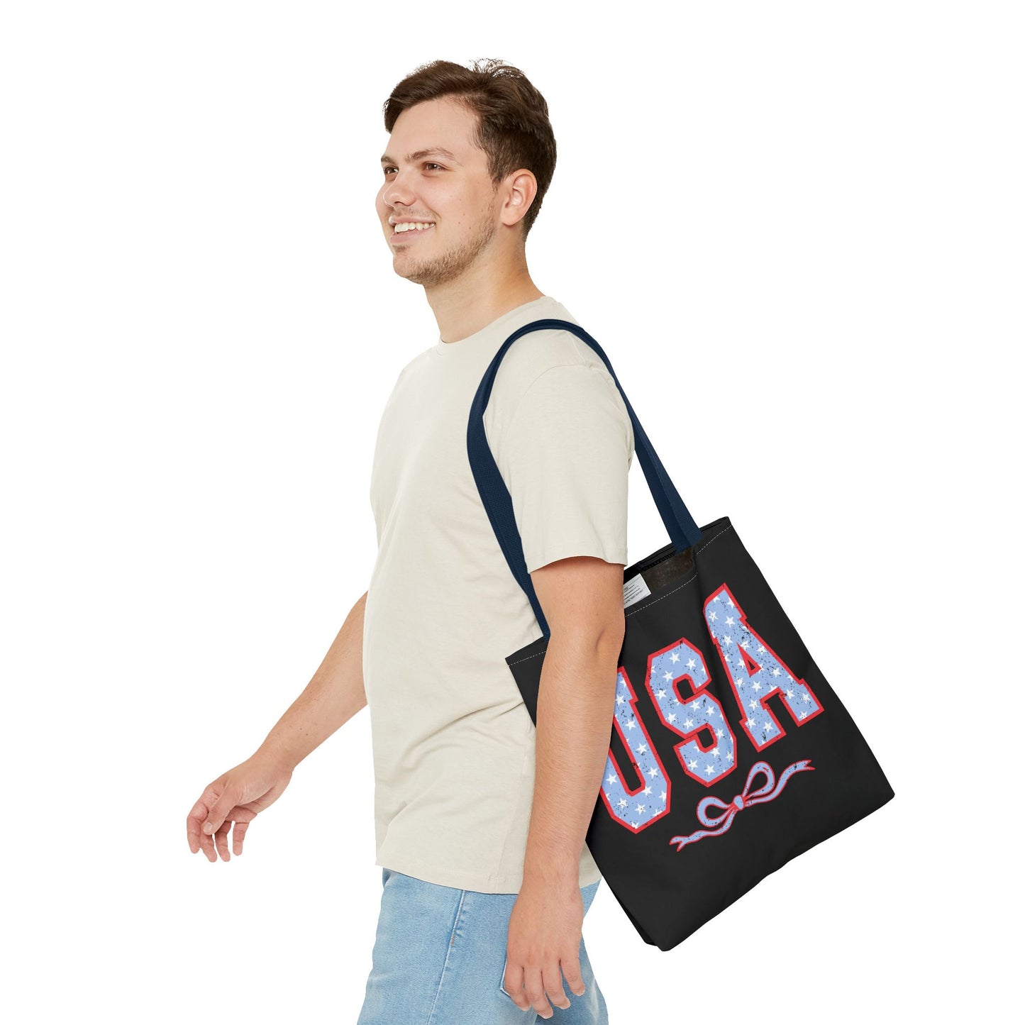 Princess Grace  Patriotic USA Tote Bag Stylish & Versatile for Celebrations