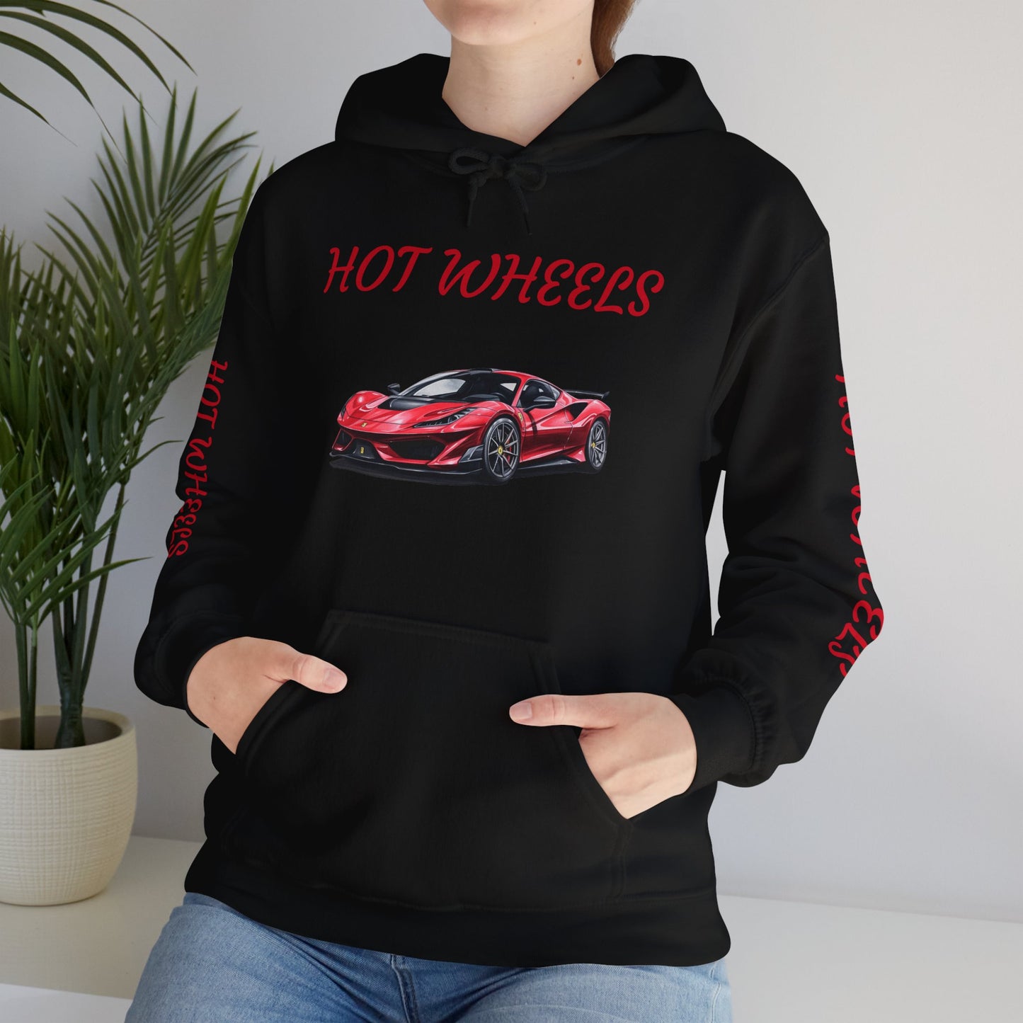 Princess Grace  Hot Wheels Unisex Heavy Blend Hooded Sweatshirt Perfect for Car Enthusiasts and Collectors